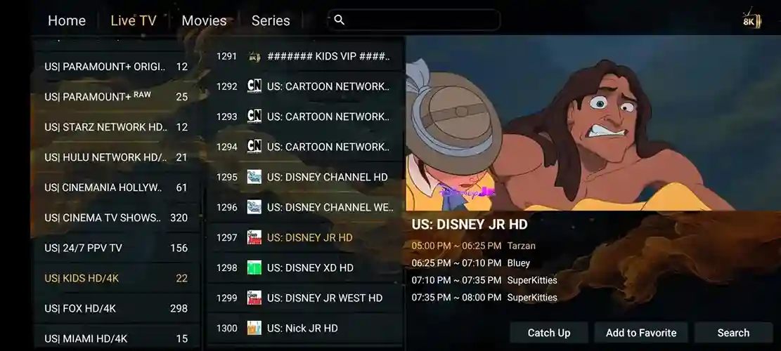 Preview 2 - Live & VOD IPTV Premium IPTV Subscription